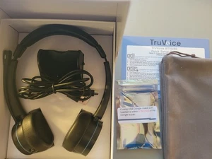 TruVoice Premium BT60 Duo Wireless USB Headset Open Box - Afbeelding 1 van 2