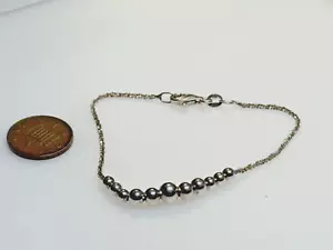 Vintage Sterling Silver 925 Bracelet Jewellery Chain 3.24g - Picture 1 of 5