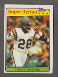 1981 Topps Super Action Ahmad Rashad Vikings #457 #9005 - Picture 1 of 1