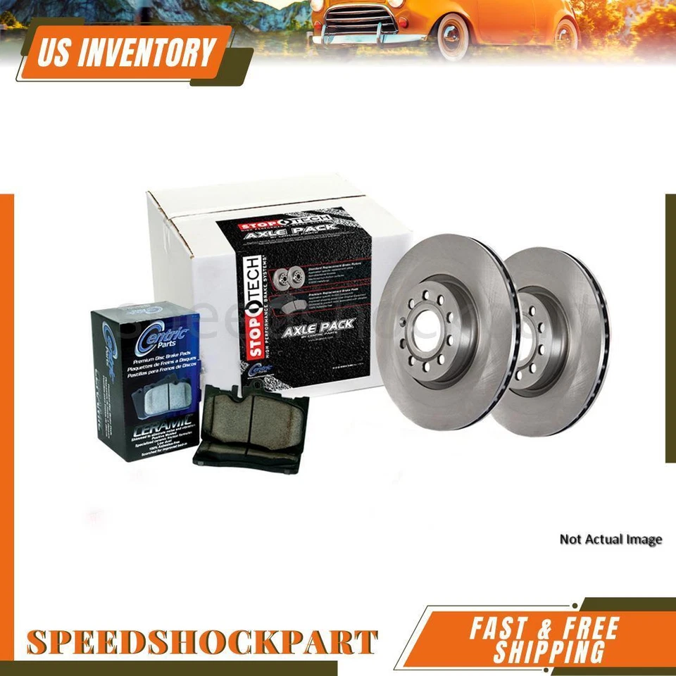 Front Disc Brake Pad and Rotor Kit fits 1967 1968 1969 1970-1977 Porsche 911 - Image 1 of 1