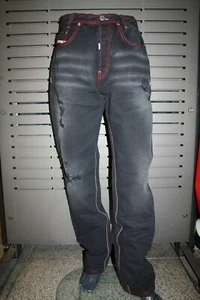 Vaqueros Picaldi New Zicco 473 MONATANA nuevos negros con costuras decorativas rojas - Imagen 1 de 8