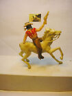 Soldatino Toy Soldier Cowboy a cavallo senza marca plastica cm 9,5