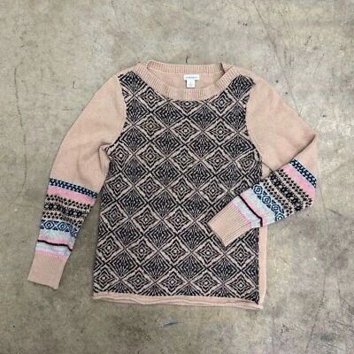 Sundance cashmere Lambswool blend patterned knit sweater - Imagem 1 de 4