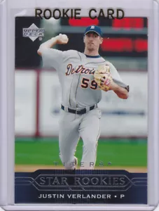 Justin Verlander Rookie Card 2005 Upper Deck Star Rookies RC Baseball Tigers! - Bild 1 von 2