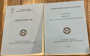 Lot 2 Government ESSA Institute Oceanography Collected Reprints Illus. 1966-67 - Picture 1 of 5