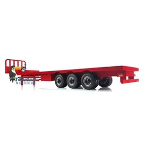 Metal 3Axle Steering Trailer Wheel Hubs Heavy For 1/14 RC Tamiya Tractor Truck - Picture 1 of 12