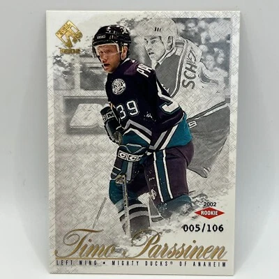 2001-02 Pacific Private Stock Gold Timo Parssinen #112 /106 - Image 1 of 2