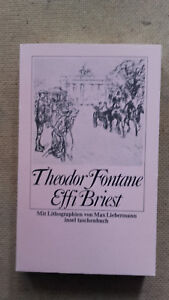 Theodor Fontane  EFFI BRIEST LITH. MAX LIEBERMANN  INSEL it138