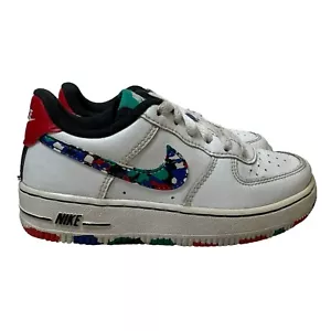 Nike Air Force 1 Crayon White Multicolor Kids Size 12C Sneakers - Picture 1 of 14