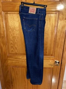 Vtg Levis 505 Mens 34 x 29 USA Denim Blue Jeans Medium Wash Straight Leg Pants - Picture 1 of 3