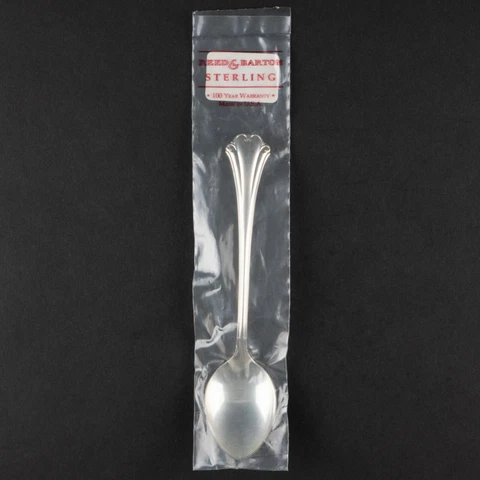 6.75" Place Spoon New in Sleeve, 3 Available,  English Chippendale Reed & Barton Cover