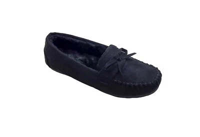 Mocassins femininos chinelo chinelo de pele para ambientes internos e externos #985 - Imagem 1 de 4