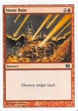 Stone Rain *Common* Magic MtG x1 Eighth 8th Edition SP