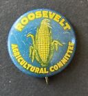 1936 Franklin D. Roosevelt FDR AGRICULTURE COMMITTEE bouton épingleur président