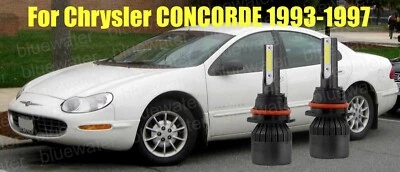 LED CONCORDE 1993-1997 Headlight Kit 9007 HB5 6000K White Bulbs High-Low Beam - Image 1 of 4