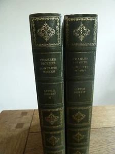 Charles Dickens Vintage 1968 Books Little Dorrit 1 & 2 Centennial Edition - Picture 1 of 9