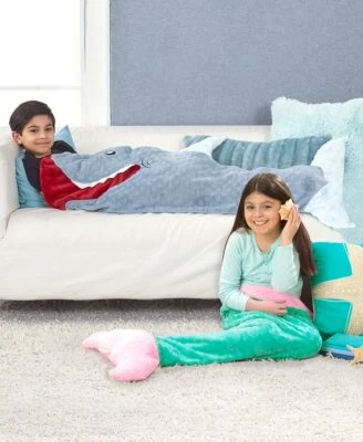 Saco Manta Bajo el Océano, Tiburón, Vellón, ¡SÚPER SUAVE NUEVO DIVERTIDO SUEÑO!! ¡REGALO! Foto 1 de 4