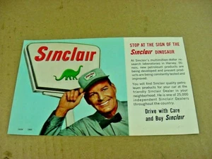 NEAR MINT dated 1966 SINCLAIR WORLD OF DINOSAUR Old 8 x5 in. Gas Station Book - Picture 1 of 9