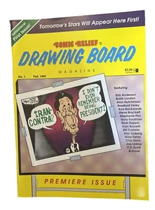 Comic Relief Drawing Board Magazine Comic Book No. 1 Fall 1990 Kirk Patrick - Picture 1 of 11