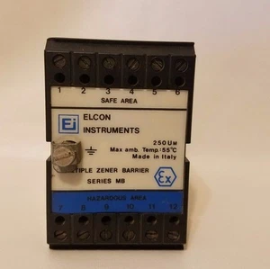 Elcon Instruments Type MB4 MB4/6/9ac Multiple Zener Barrier MB46 Series MB - Picture 1 of 3