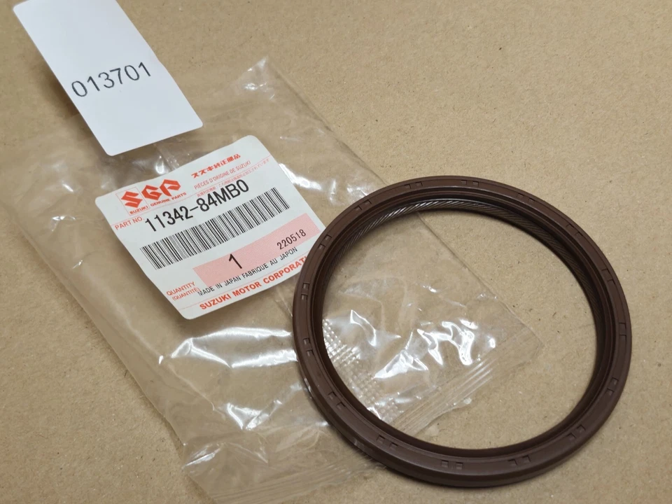 Sello del cigüeñal Suzuki S-Cross Mk3 2020-en Swift Mk5 1134284MB0 genuino NUEVO Foto 1 de 4