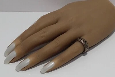 Peter камень PSCL 925 из чистого серебра трилистник кельтский клевер лист кольцо  - Изображение 1 из 4