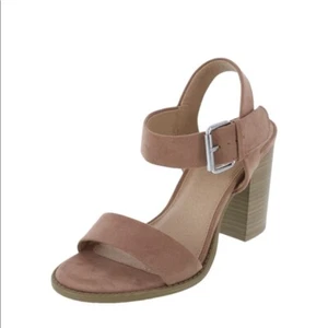 Brash Storm Women Block Heel Sandal Mauve Size 11 - Picture 1 of 6
