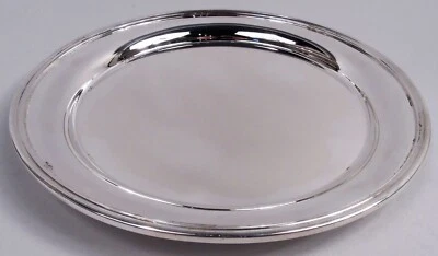 Asprey & Garrard Tray Modern Round 10-Inch Dia English Sterling Silver 2001 - Image 1 of 4