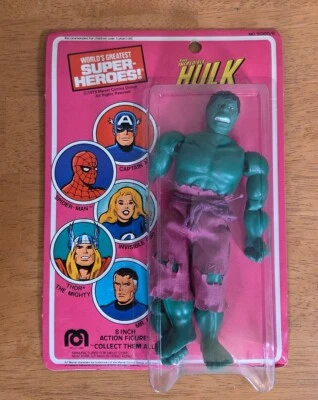 Vintage New Mego Incredible Hulk 8" WGSH Action Figure Sealed MOC 1979 Loose Arm - Image 1 of 4