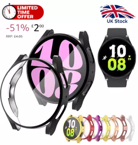 Case For Samsung Galaxy Watch 4 5 6 (40/44mm) 360° Full Screen Protector Cover - Picture 1 of 22