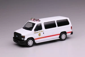 596 1:64 Ford E350 Chicago Fire Department Die-Cast Model Car Collection Gift - Picture 1 of 5