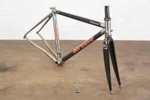 53cm Serotta Ottrott F3 Titanium Carbon Rim Brake Frameset - Picture 1 of 15