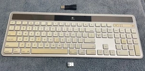 Logitech K750 Wireless Keyboard— Solar Recharging, Mac-Friendly, 2.4GHz - Silver - Picture 1 of 13