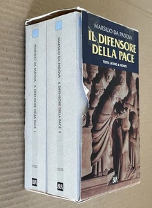 Marsilio Da Padova - IL DIFENSORE DELLA PACE testo a fronte - 2 voll Rizzoli Bur - Picture 1 of 14