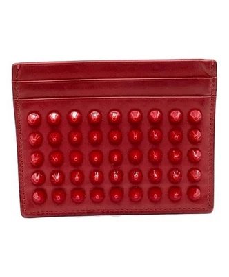 Estuche para tarjetas Christian Louboutin rojo Foto 1 de 4