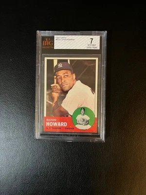 1963 Topps Baseball Elston Howard # 60 * BVG 7 * Foto 1 de 2