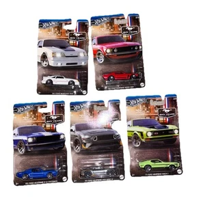 Hot Wheels Silver Series Ford Mustang 60 Years Anniversary COMPLETE SET - Picture 1 of 4