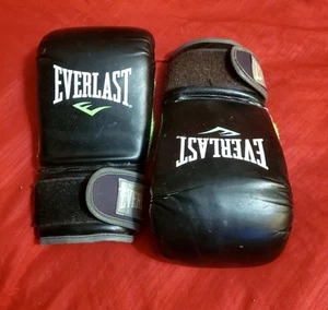 Everlast Sparring gloves For Training,Boxing, MMA.Green Mesh, Leather Glove - Picture 1 of 10