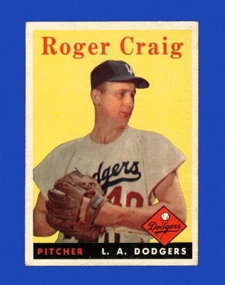 1958 Topps Set-Break #194 Roger Craig en muy buen estado-en muy buen estado *GMCARDS* Foto 1 de 2