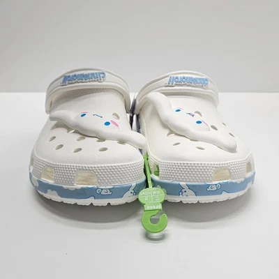 NEW! Crocs Hello Kitty & Friends Cinnamoroll Slip-On Rubber Clogs W13/M11 - Image 1 of 4