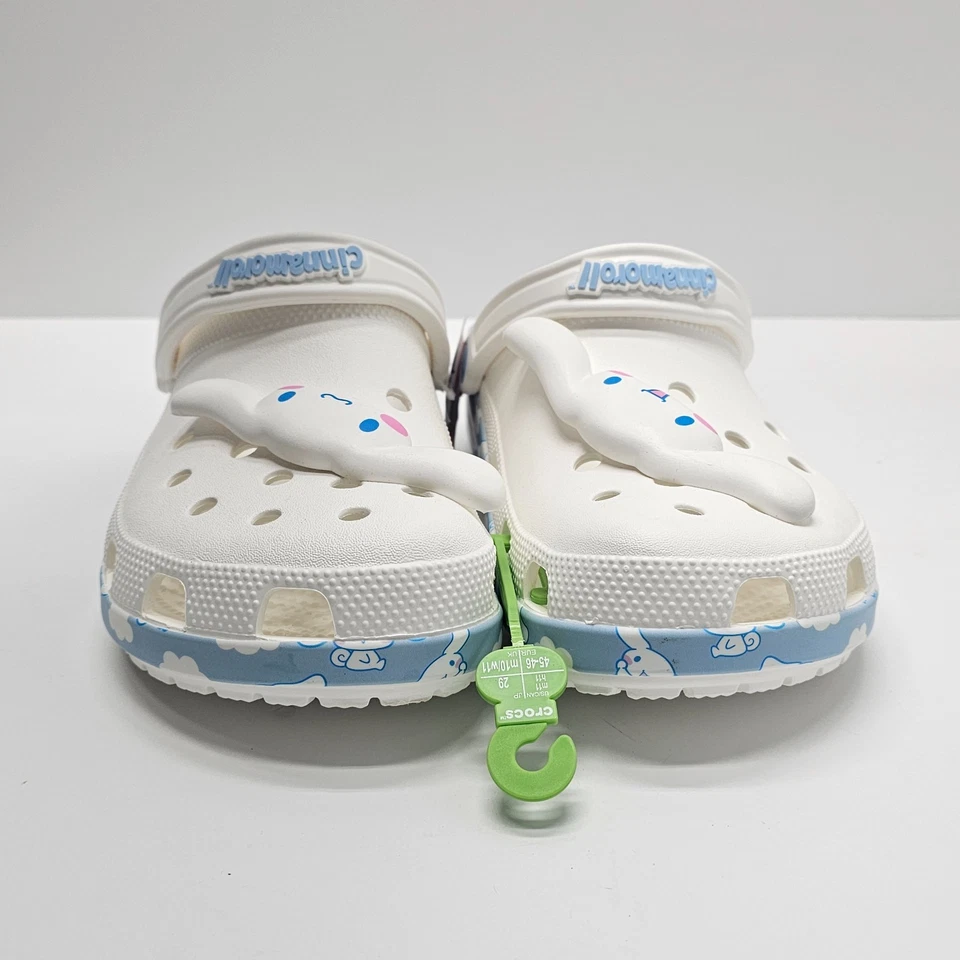 NEW! Crocs Hello Kitty & Friends Cinnamoroll Slip-On Rubber Clogs W13/M11 - Image 1 of 4