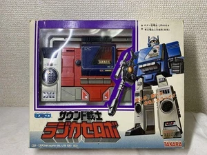 Takara G1 Sound Warrior Barco Cellobo Rojo Transformers De Colección Usado - Imagen 1 de 12