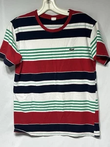 Lacoste Men’s T Shirt Small Vintage Striped Preppy - Picture 1 of 6