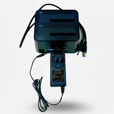 Wavlink Dual Bay Hard Drive Docking Offline Clone for SATA HDD M.2 SSD - Image 1 of 4