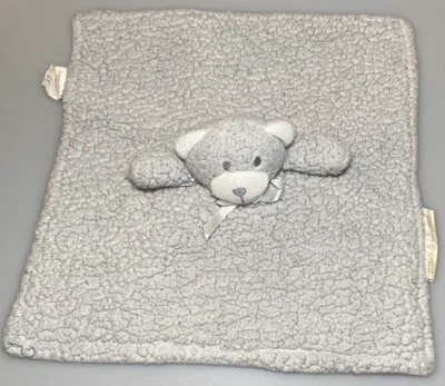 Mantas y más allá gris oso de peluche Lovey Sherpa polar bebé seguridad peluche juguete Foto 1 de 2