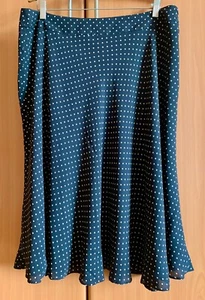 Jones New York Women's Skirt Lined 100% Silk A-Line Size 16 - Picture 1 of 4