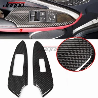 Carbon Window Lift Button Panel Cover Trim For Lexus RC F RC300 RC350 2015-2022 - Image 1 of 4