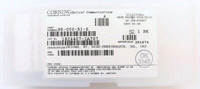 Corning 95-000-51-Z UniCam® Connector, ST® compatible  62.5 µm multimode (OM1) - Image 1 of 4