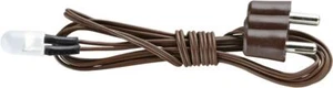 Kahlert - Flacker-LED 3,5 Volt - mit Kabel und Stecker - leuchtet ROT  NEU/OVP - Bild 1 von 3