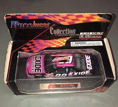 NASCAR Race 图像收藏 #99 Jeff Burton 1: 43 比例 Exide 汽车全新带包装 — 第 1/3 张图片